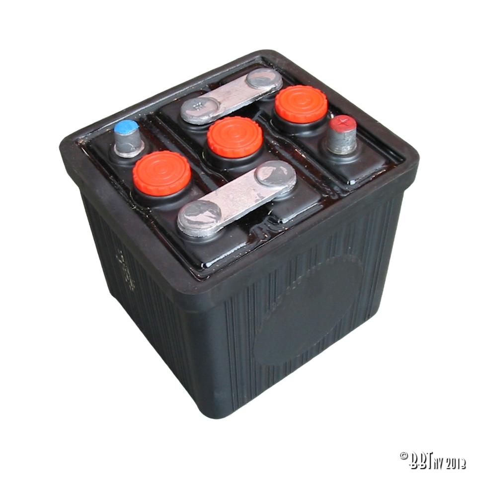 Beetle 6 Volt Battery - 66AH - Without Acid - Cool Air VW